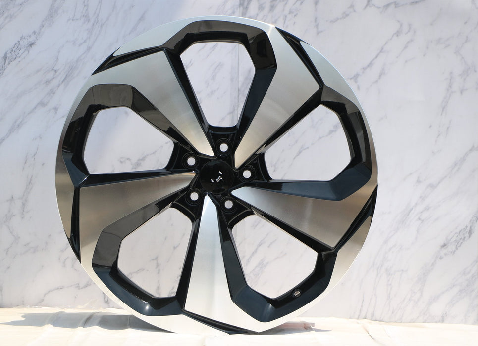 2018-2020 Honda Accord Wheels Black Machined Face