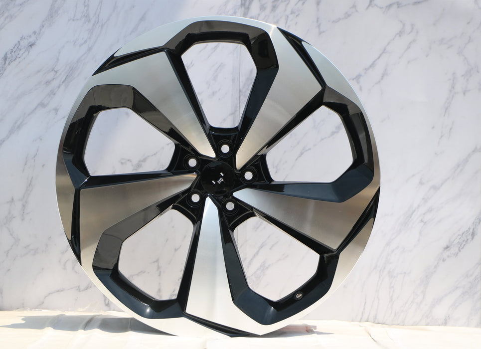 2018-2020 Honda Accord Wheels Black Machined Face