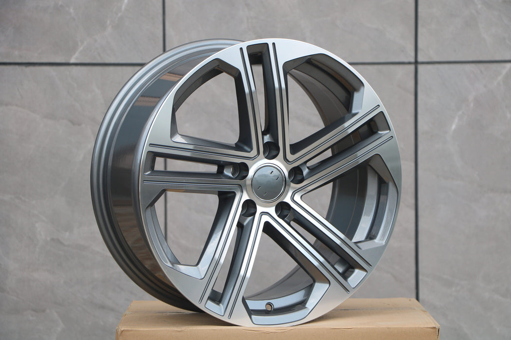 Audi S4 Gunmetal Machined Face Wheels