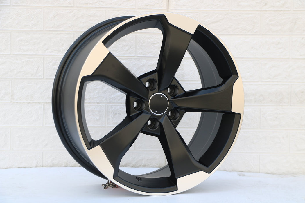 Audi S4 Wheels Black Machined Face