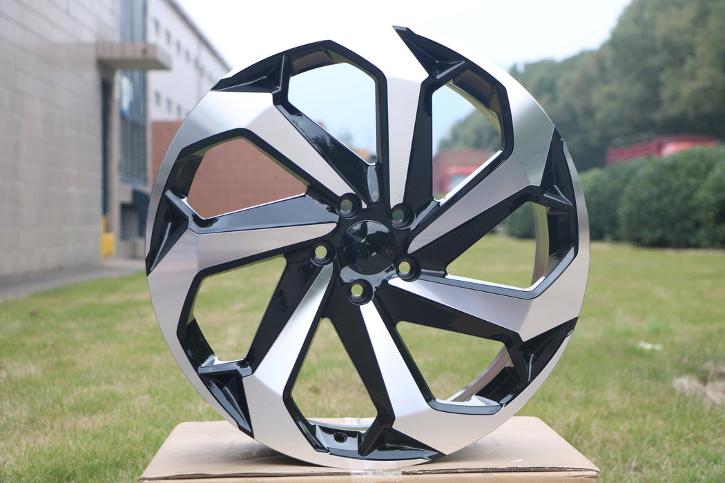 Honda Accord Touring Wheels Black Machined Face