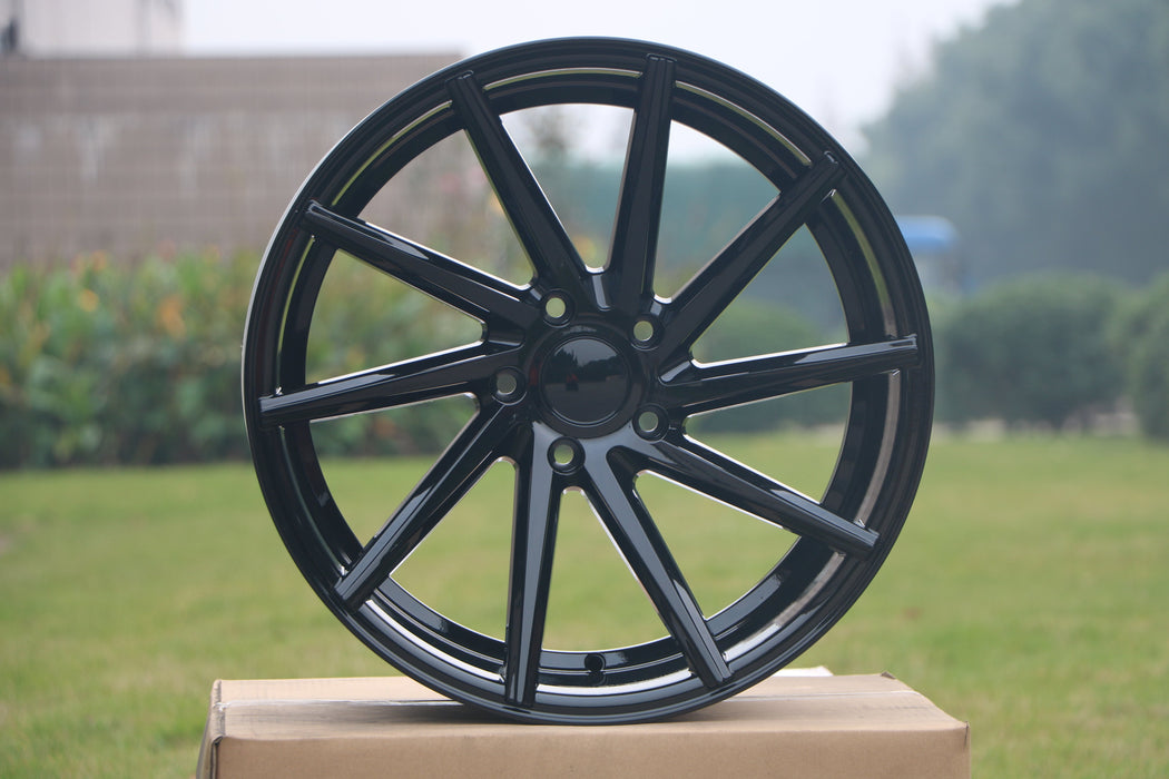 Swirl Style Wheels Gloss Black