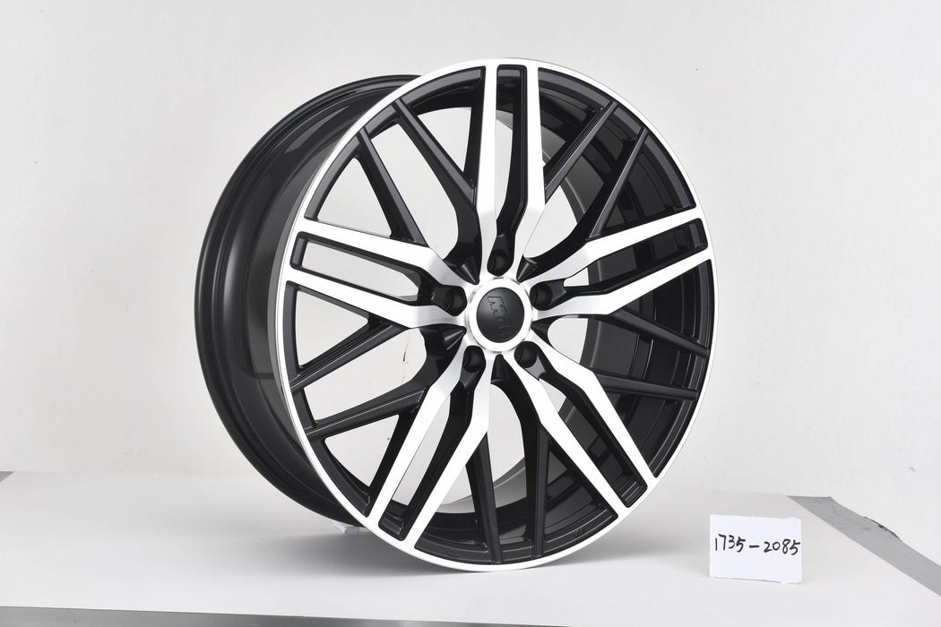SPD Style Wheels Black Machined Face