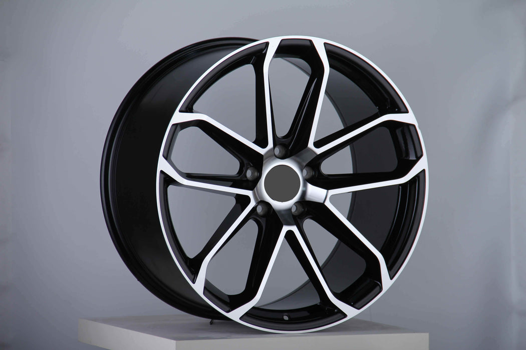 Porsche Cayenne GT Style Wheels Black Machined Face
