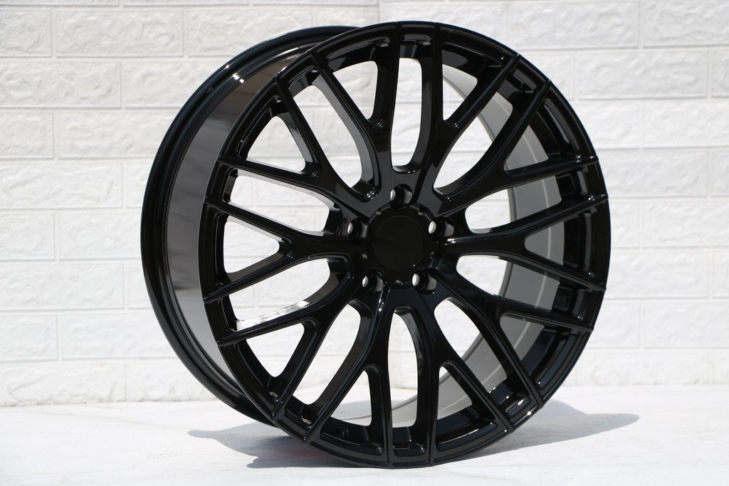 A1 Mesh Style Wheels Gloss Black