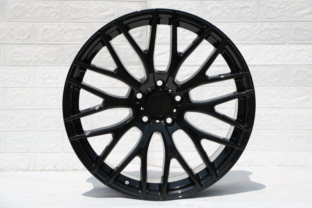A1 Mesh Style Wheels Gloss Black