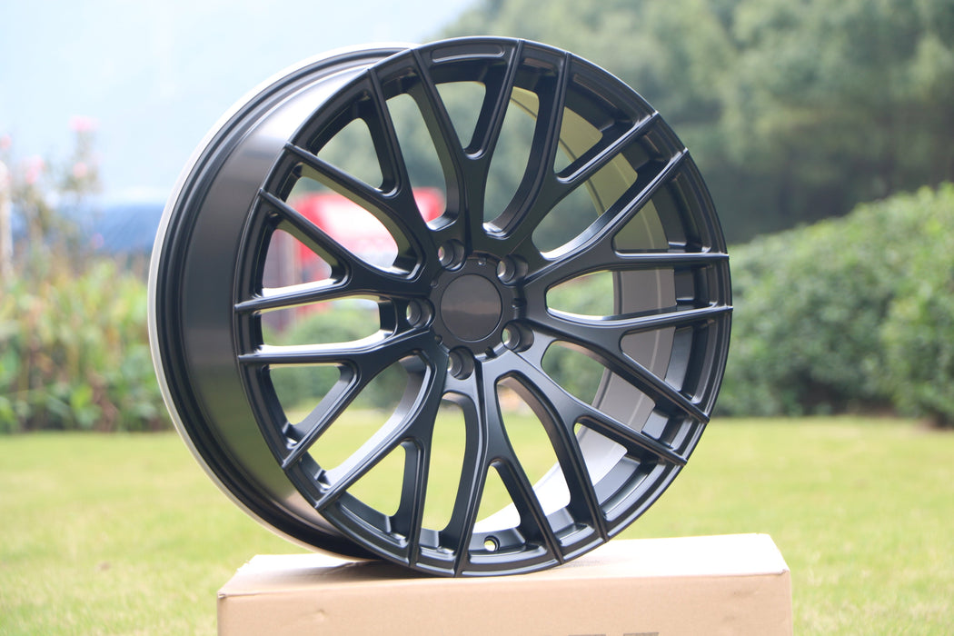 A1 Mesh Style Wheels Satin Black