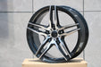 18 Inch A1 Style Wheels Black Machined Face