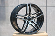 18 Inch A1 Style Wheels Black Machined Face