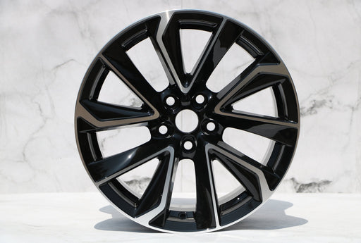 18 Inch Corolla Gazoo Wheels Black Machined Face