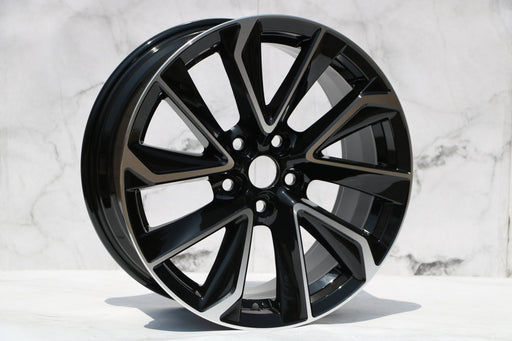 18 Inch Corolla Gazoo Wheels Black Machined Face