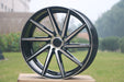 Swirl Style Wheels Black Machined Face