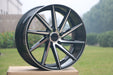 Swirl Style Wheels Black Machined Face