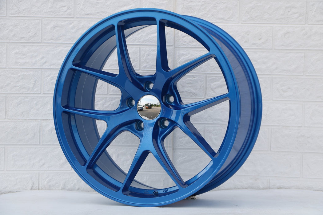 Vortex Style Wheels Blue