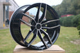 Voss Style Wheels Black Machined Face