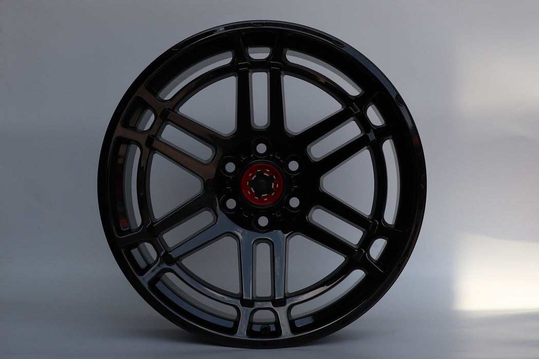 22" 2023 Black Pro Style Wheels fits Toyota Tacoma 4Runner FJ Cruiser