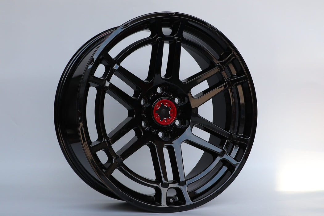 22" 2023 Black Pro Style Wheels fits Toyota Tacoma 4Runner FJ Cruiser