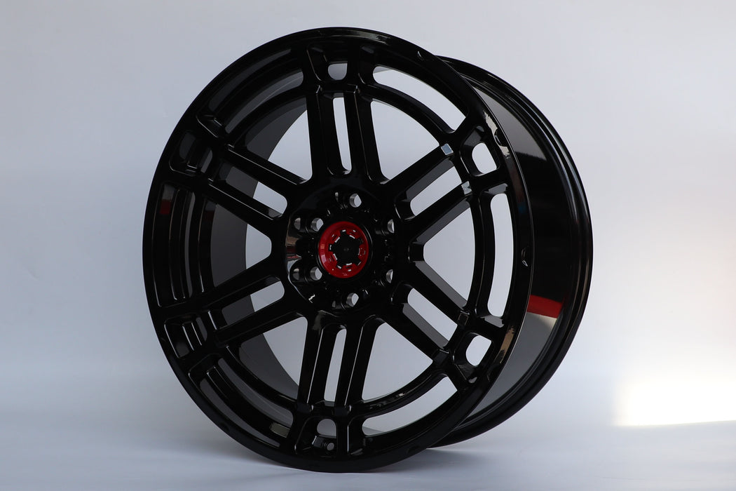 22" 2023 Black Pro Style Wheels fits Toyota Tacoma 4Runner FJ Cruiser