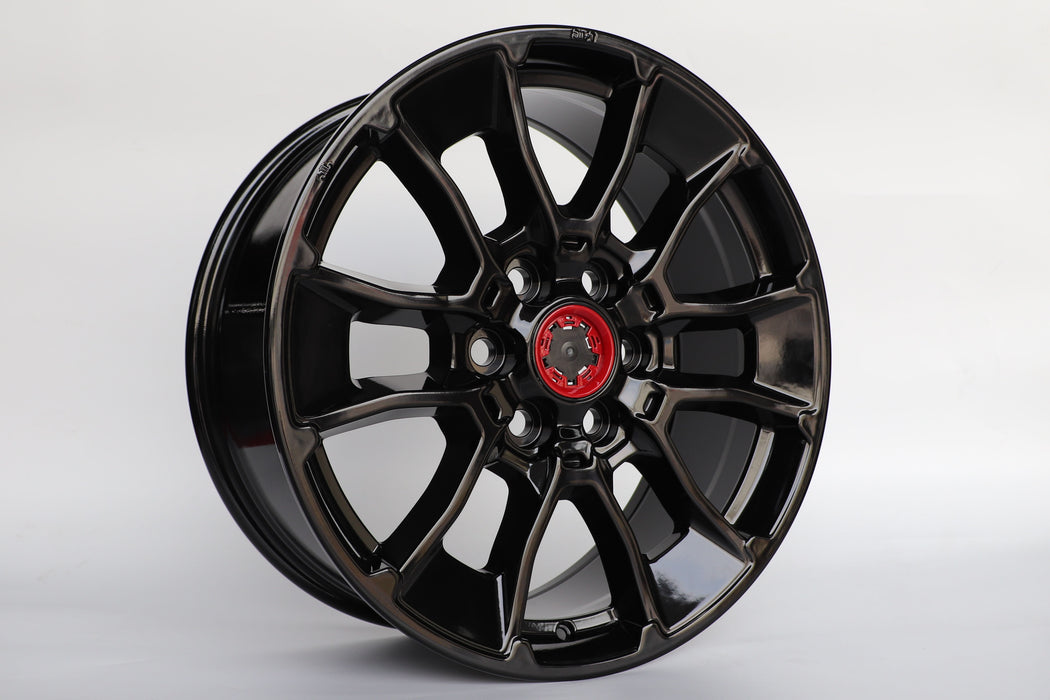 20" 2023 Black Pro Style Flow Formed Wheels fits Toyota Tundra Sequoia