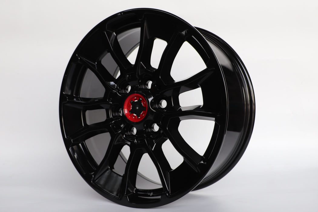 20" 2023 Black Pro Style Flow Formed Wheels fits Toyota Tundra Sequoia