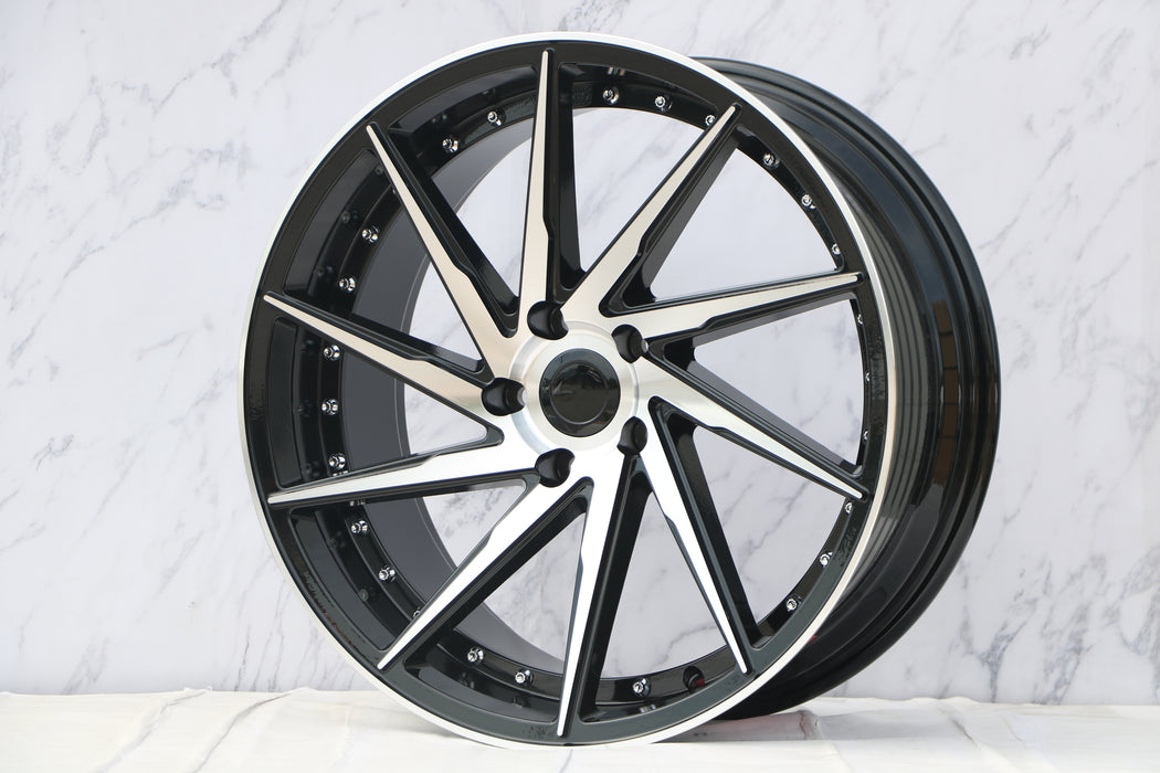 17" Riveted Swirl Style Wheels