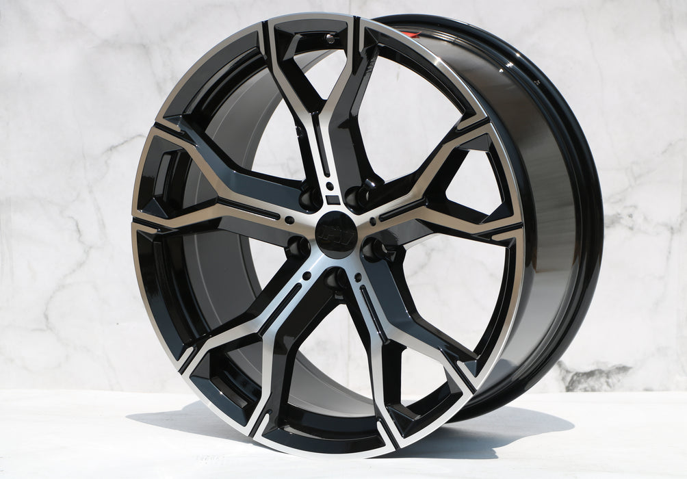 22" W702 Staggered Wheels fits BMW 5x120 X Series X5 X6