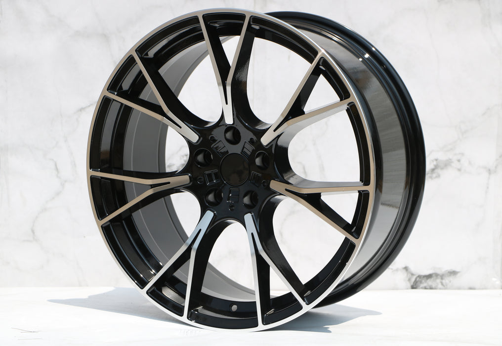 20" W712 Staggered Wheels fits BMW 5x120 3 Series 4 Series 5 Series 7 Series