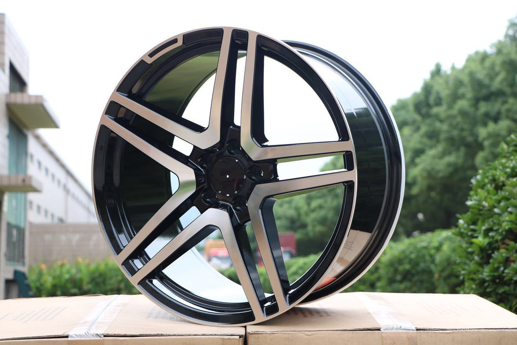 AMG S65 Wheels Black Machined Face