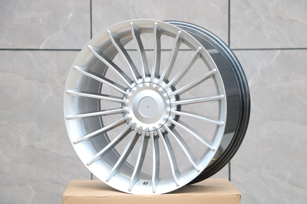 Alpina Style Hyper Silver Wheels