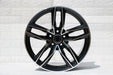 Audi RS6 Wheels Black Machined Face