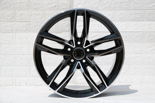 Audi RS6 Wheels Black Machined Face