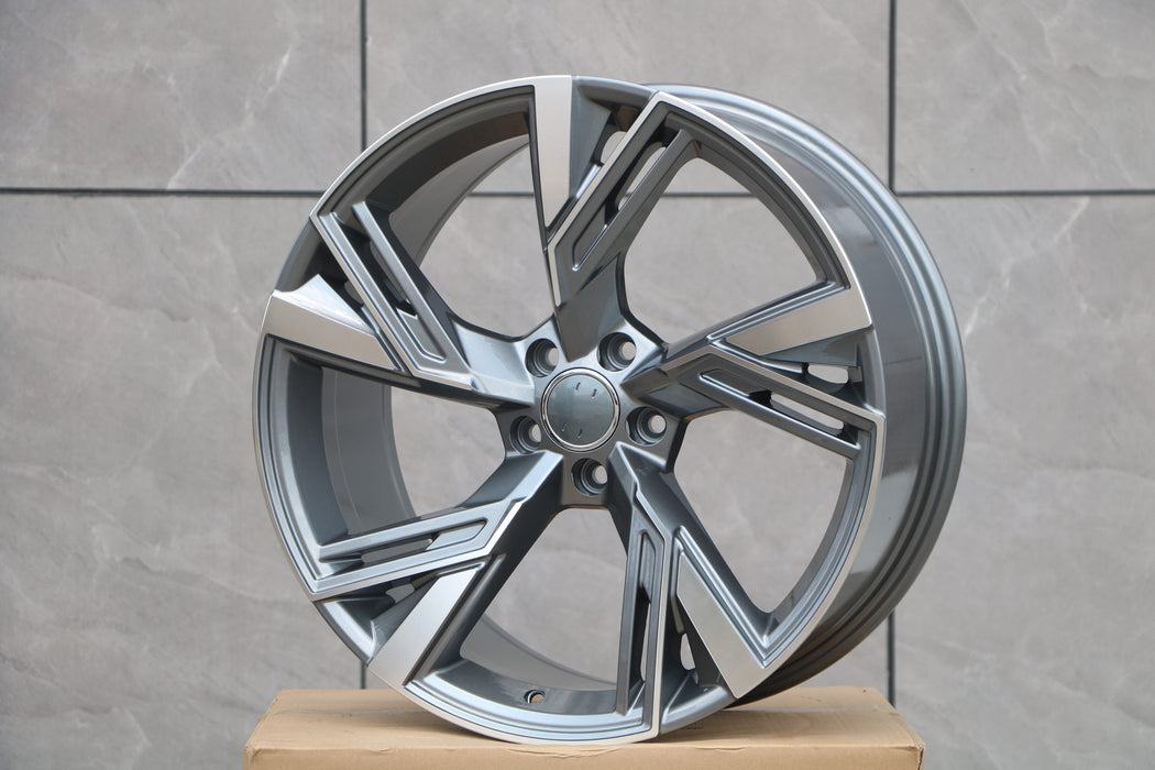 Audi S4 Gunmetal Machined Face Wheels