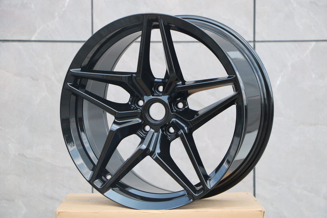 Corvette ZR1 Wheels Gloss Black