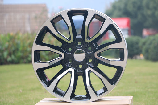 20 Inch Ford Raptor Wheels Black Machined Face