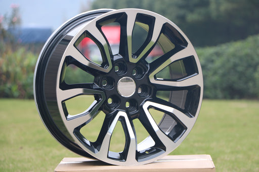 20 Inch Ford Raptor Wheels Black Machined Face