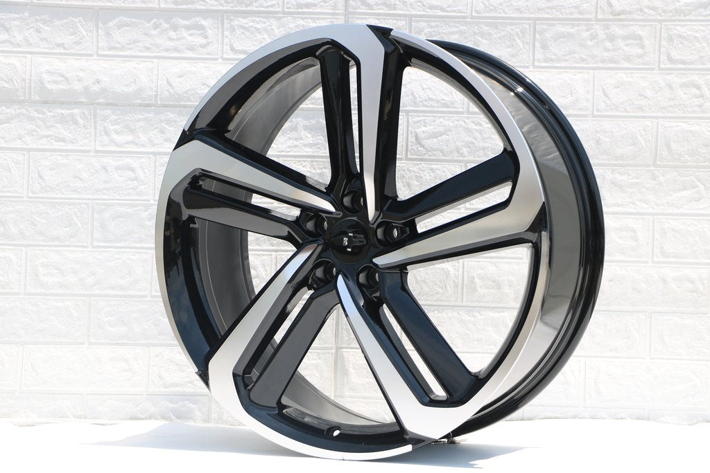 Honda Accord Sport Wheels Black Machined Face