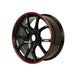 Honda Civic Type R Wheels Black Red Lip