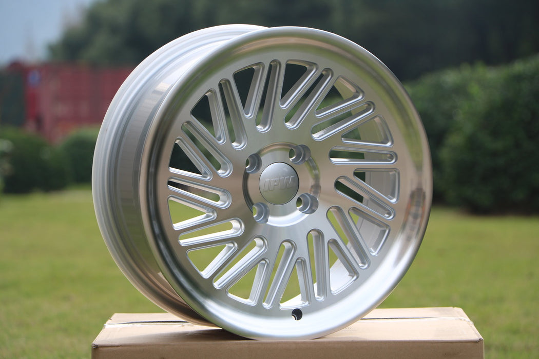 LC-105T Style Wheels Silver Machined Face