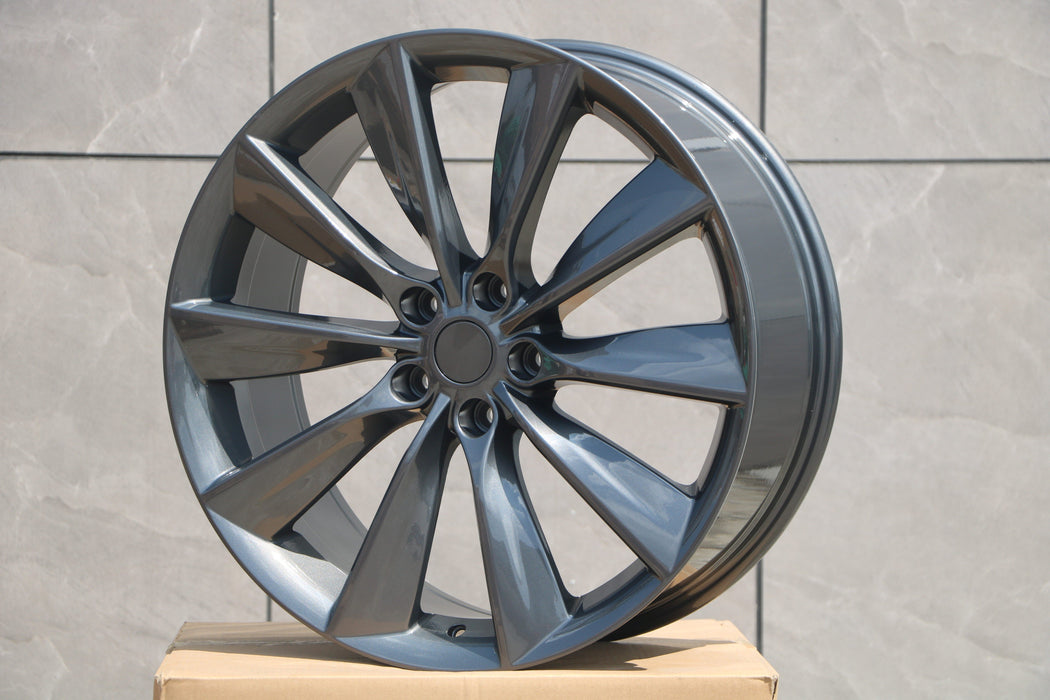 Tesla Model S Turbine Wheels Grey