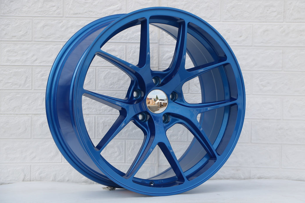 Vortex Style Wheels Blue