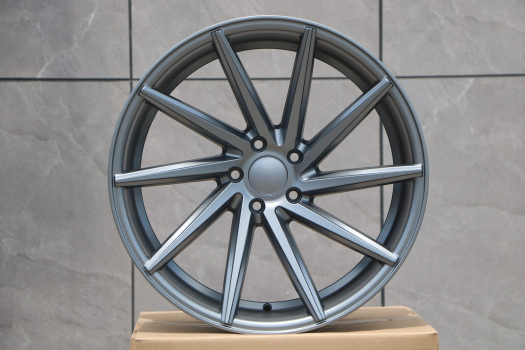 Swirl Style Wheels Gunmetal