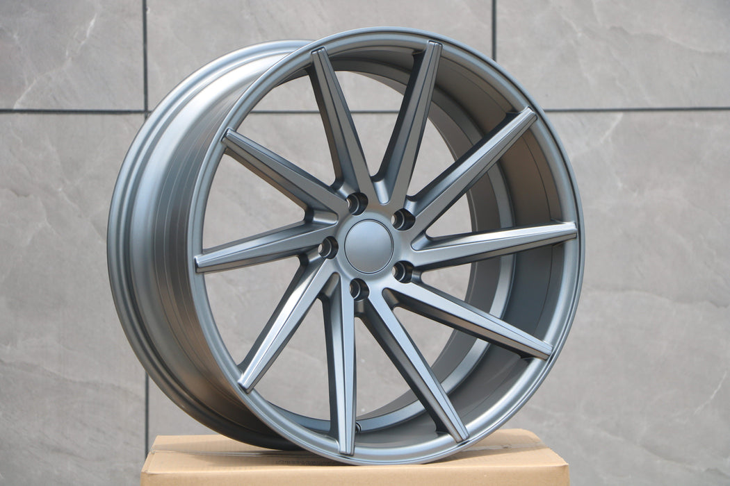 Swirl Style Wheels Gunmetal