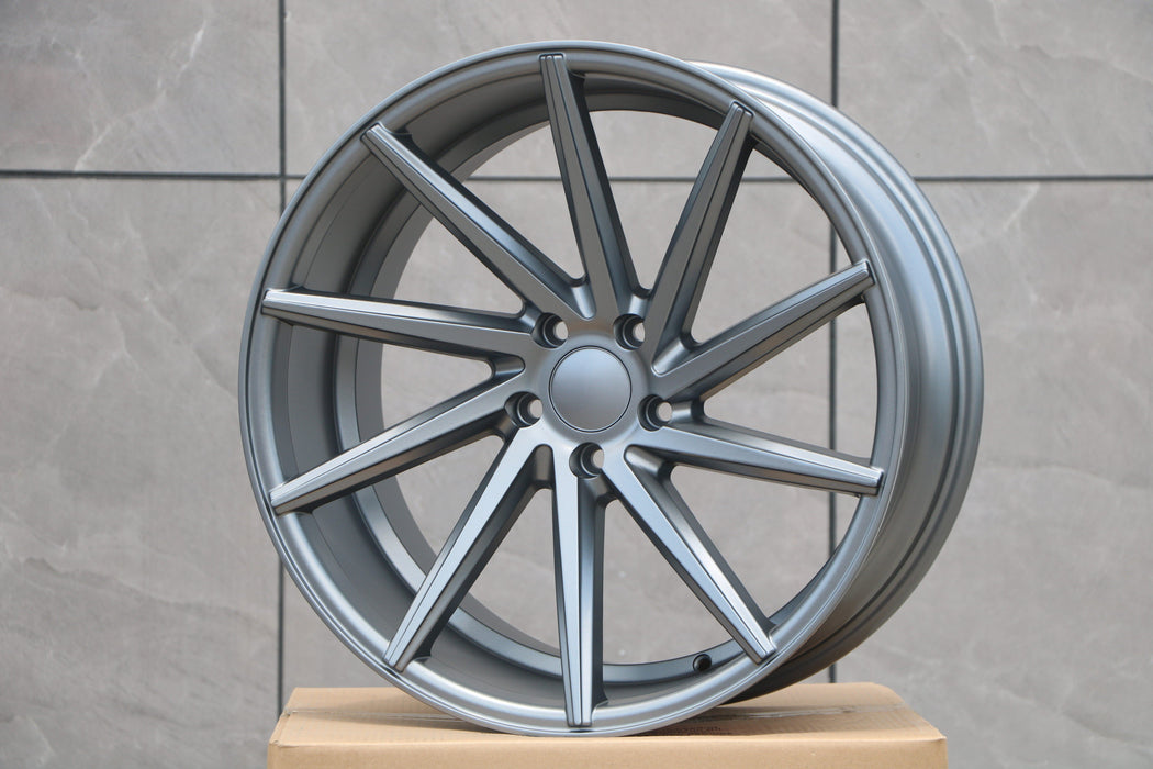 Swirl Style Wheels Gunmetal