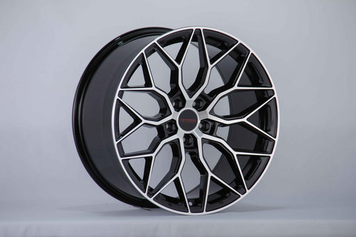 HF Mesh Style Wheels Black Machined Face