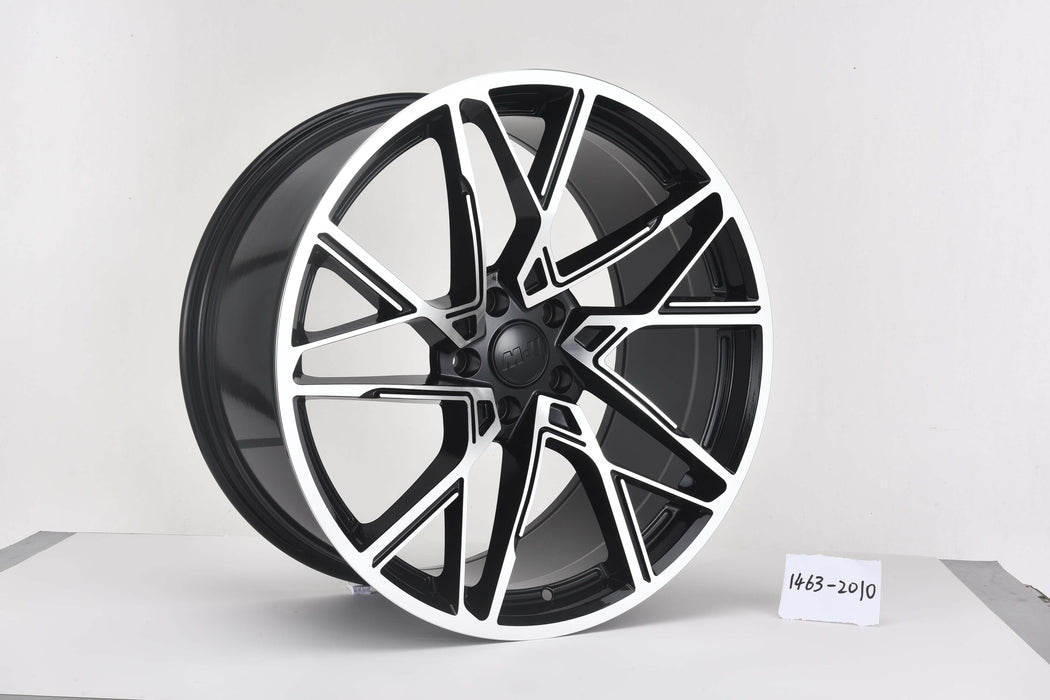 ZF-X Style Wheels Black Machined Face