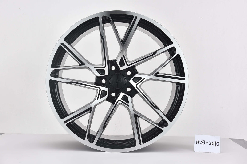 ZF-X Style Wheels Black Machined Face