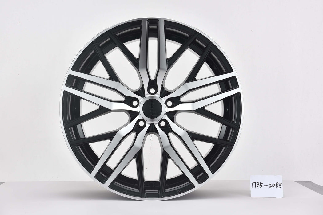 SPD Style Wheels Black Machined Face