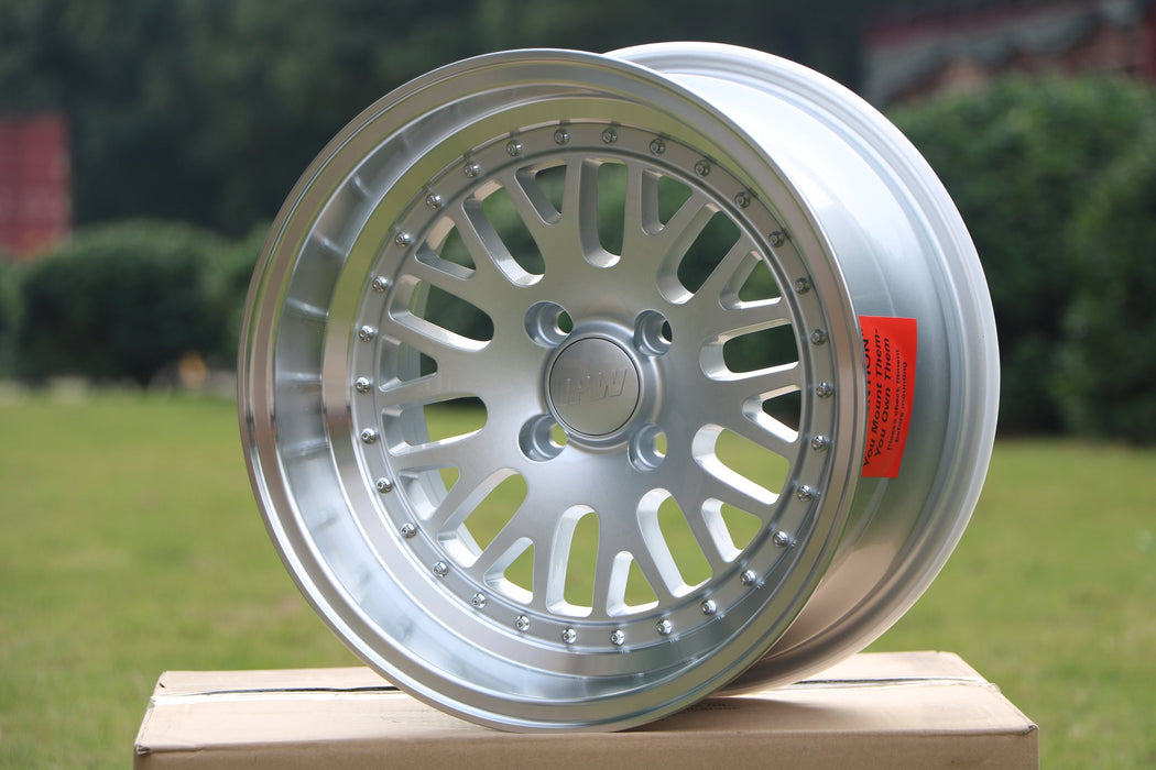 LM Style Wheels Silver Machined Lip