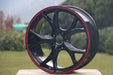Honda Civic Type R Wheels Black Red Lip