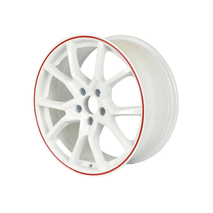 Honda Civic Type R Wheels White Red Lip